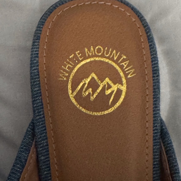 White Mountain Stylish Vintage Blue Castor Mule for Women Size 6 - Picture 8 of 10